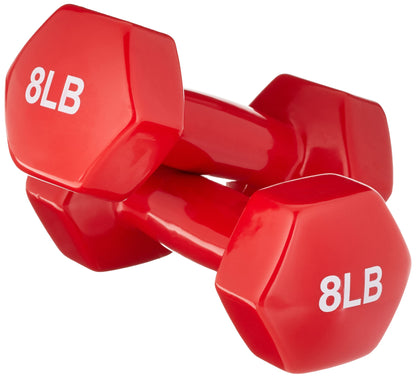Vinyl Coated Dumbbells for Everyday Strength Training