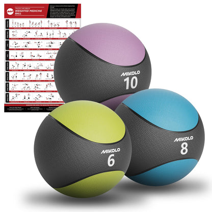 Rubber Slam Ball with High-Grip Textured Surface