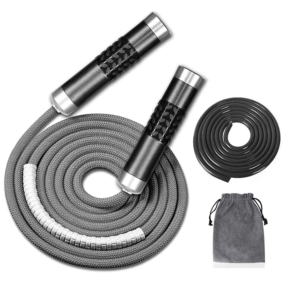 1LB Weighted Jump Rope with Tangle-Free Rotation