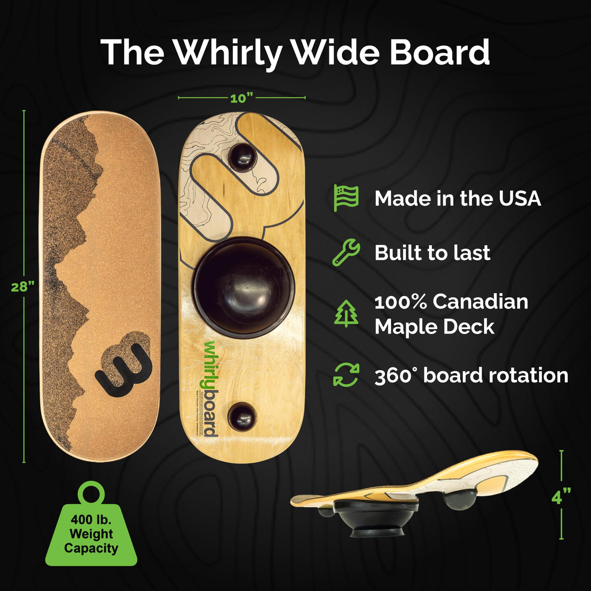 360° Balance Board for Core & Stability Training