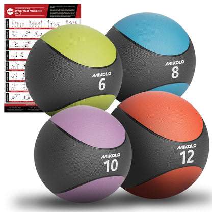 Rubber Slam Ball with High-Grip Textured Surface