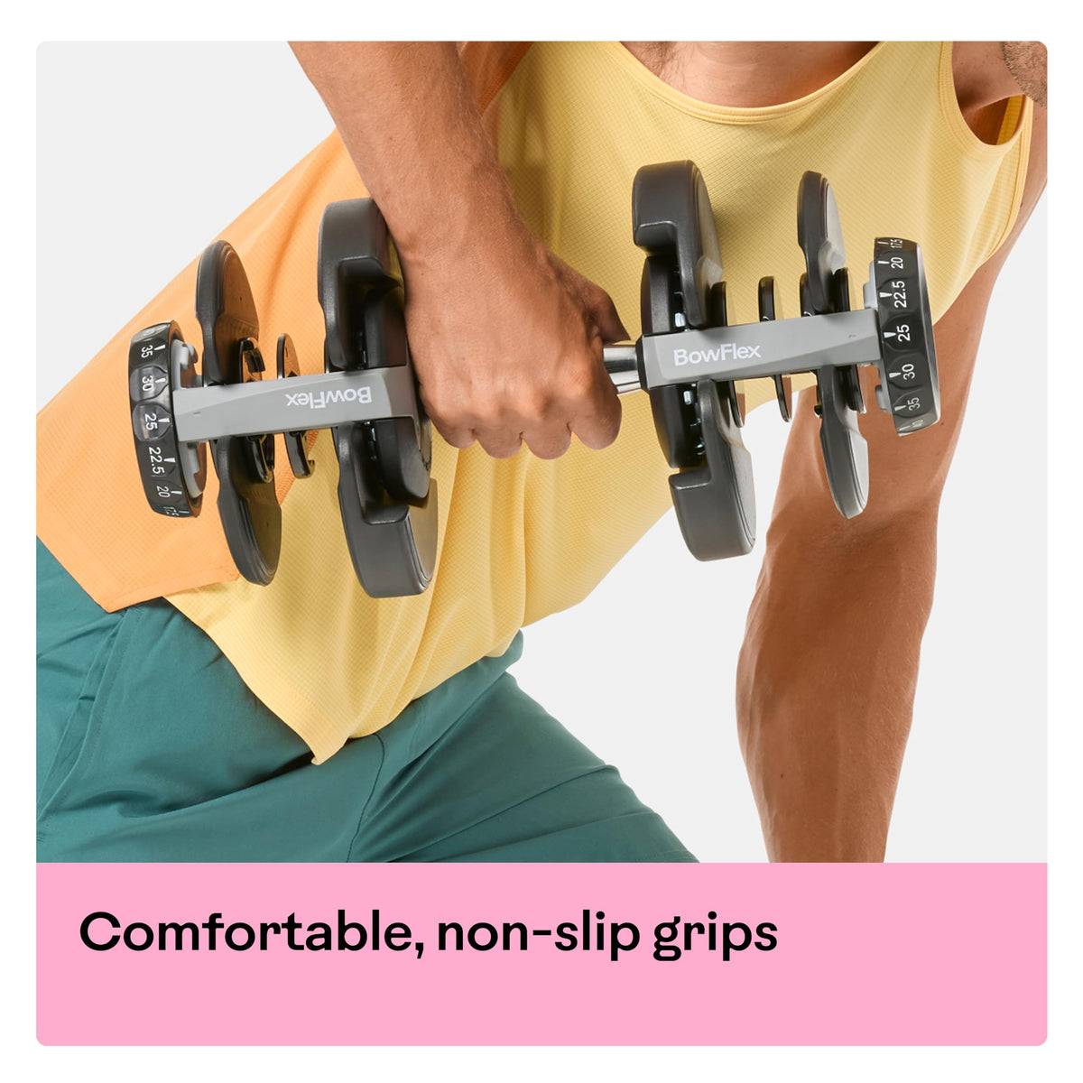 SelectTech Adjustable Dumbbells for Strength Training