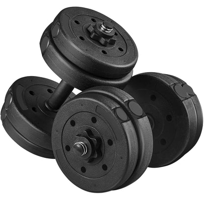Adjustable Dumbbell Set with Secure Spinlock Collars