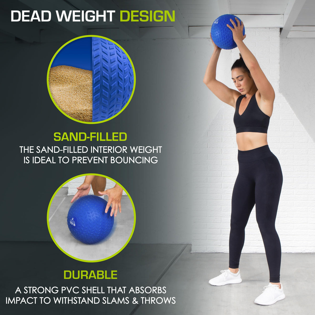 Slam Medicine Ball for Strength & Conditioning