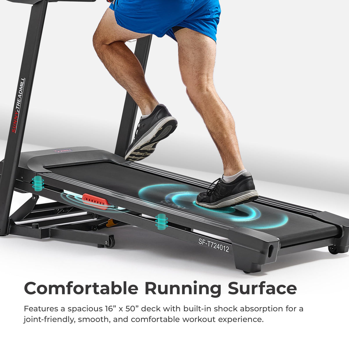 Smart Wi-Fi Treadmill with Shock Absorption