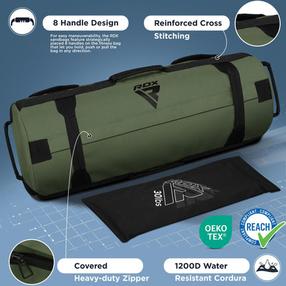 Adjustable Sandbag for Heavy-Duty Strength Training