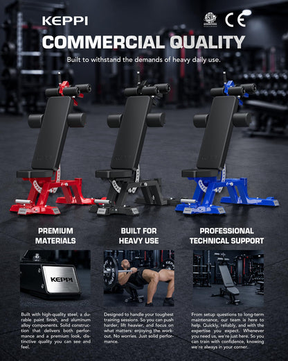 Commercial FID Weight Bench for Versatile Training