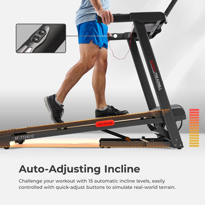 Smart Wi-Fi Treadmill with Shock Absorption