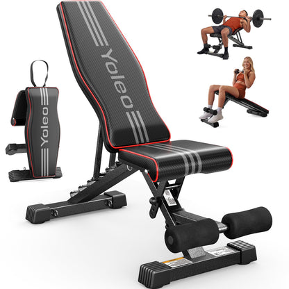 827LB Adjustable Weight Bench for Strength Training