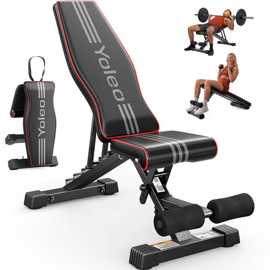 827LB Adjustable Weight Bench for Strength Training