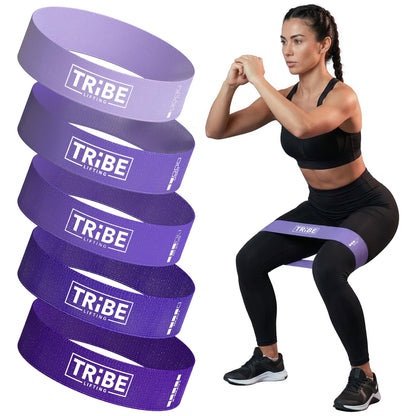 Fabric Resistance Band Set for Legs & Glutes