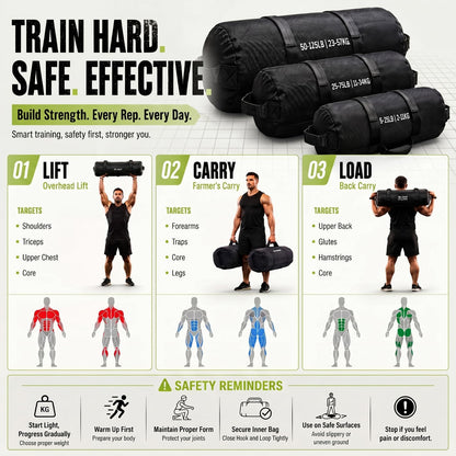 Adjustable Training Sandbag for Core & Strength Workouts