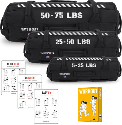 Unfilled Training Sandbag with Multi-Grip Handles