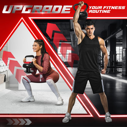 Adjustable Kettlebell Set with Space-Saving Design