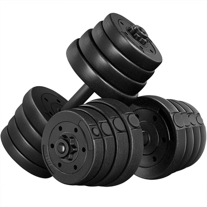 Adjustable Dumbbell Set with Secure Spinlock Collars