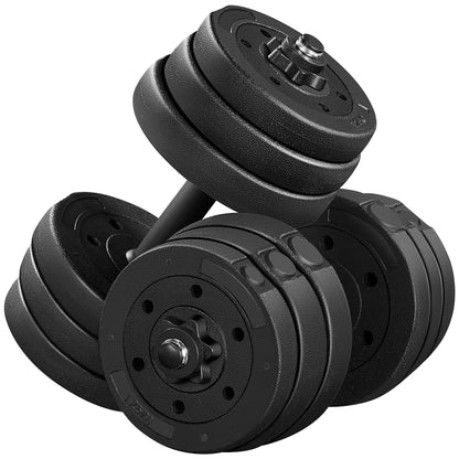 Adjustable Dumbbell Set with Secure Spinlock Collars